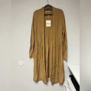 New Womens Long Heavy Cardigan Size L/XL